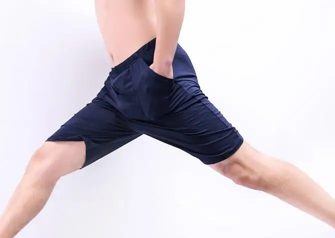 Новинка 2019 летние мужские повседневные свободные шорты до колена с высокой