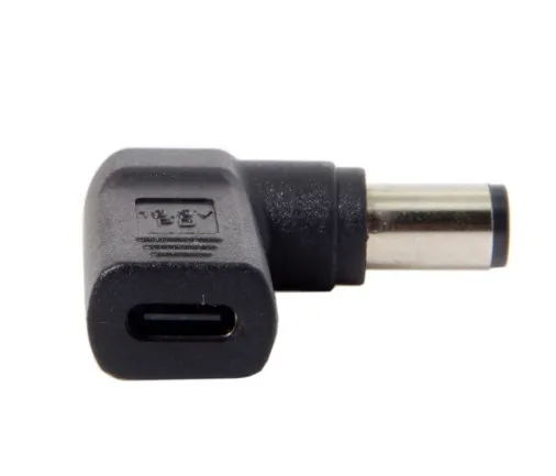 Адаптер питания HP Type C USB 3 1 to DC 7 4*5 0 мм эмулятор PD триггер под углом 90 градусов для