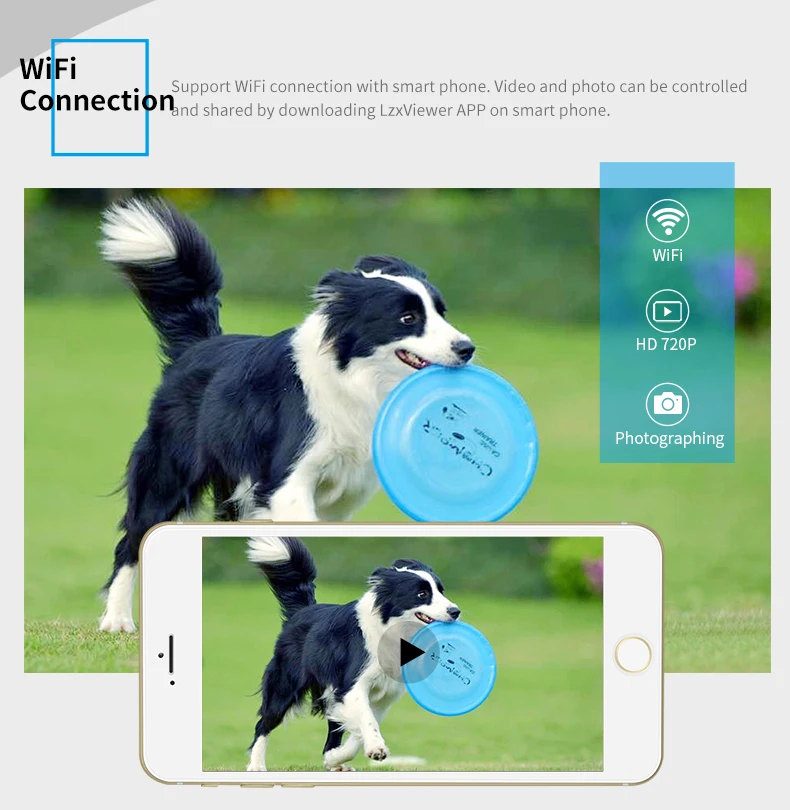 Wifi 1080 P видео запись сфотографированная мини камера Bluetooth костной проводимости