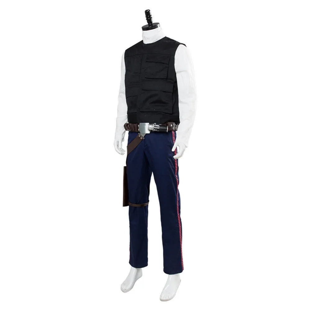 Костюм для косплея Star Cosplay Wa Story Han Solo костюм рубашка Униформа с поясом кобура