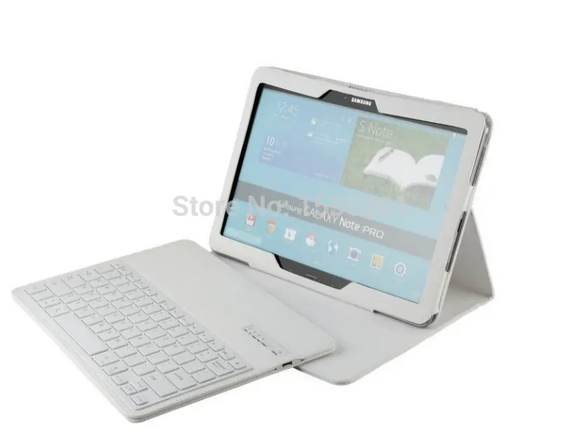 Съемный беспроводной Bluetooth клавиатура PU кожаный чехол подставка для Samsung GALAXY Tab PRO