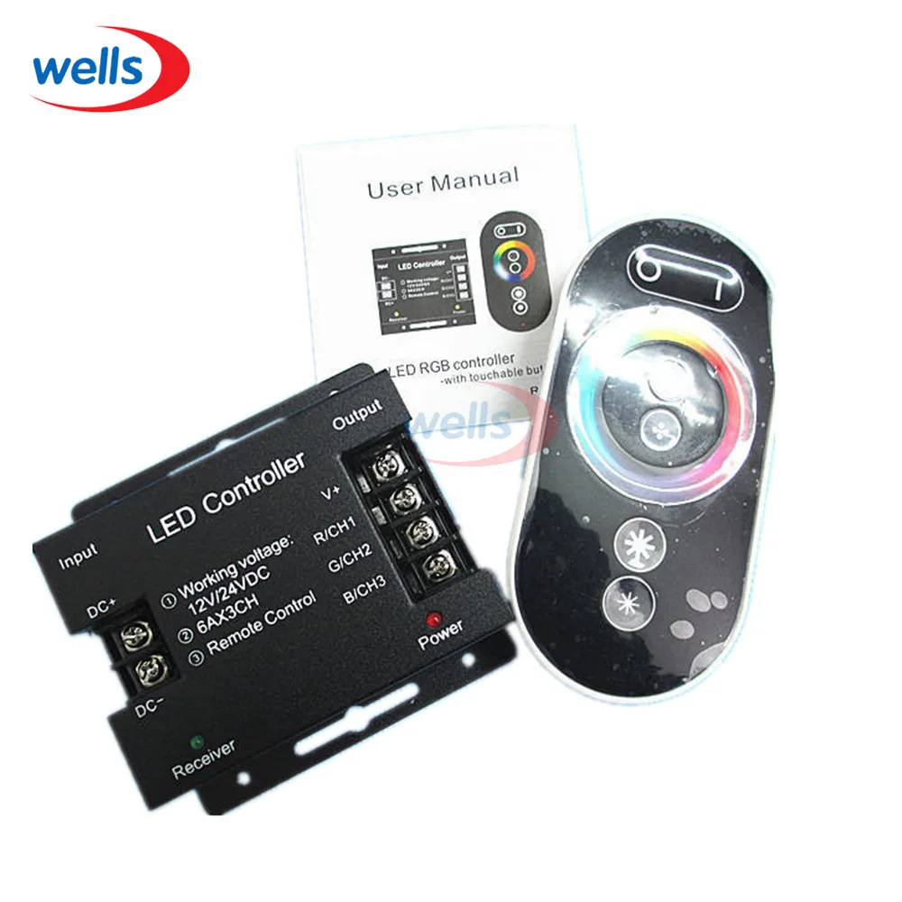 Беспроводная панель с сенсорной панелью и радиочастотным дистанционным