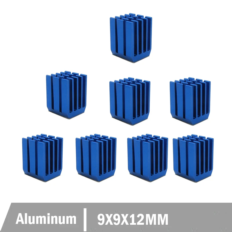 10 шт. алюминиевый радиатор Gdstime 9x9x12 мм чипсет теплоотвод ОЗУ кулер|heatsink cooler|heat sinkram