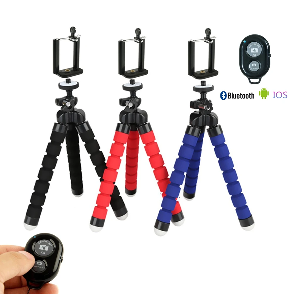 Штатив Трипод с дистанционным управлением Bluetooth для мобильного телефона