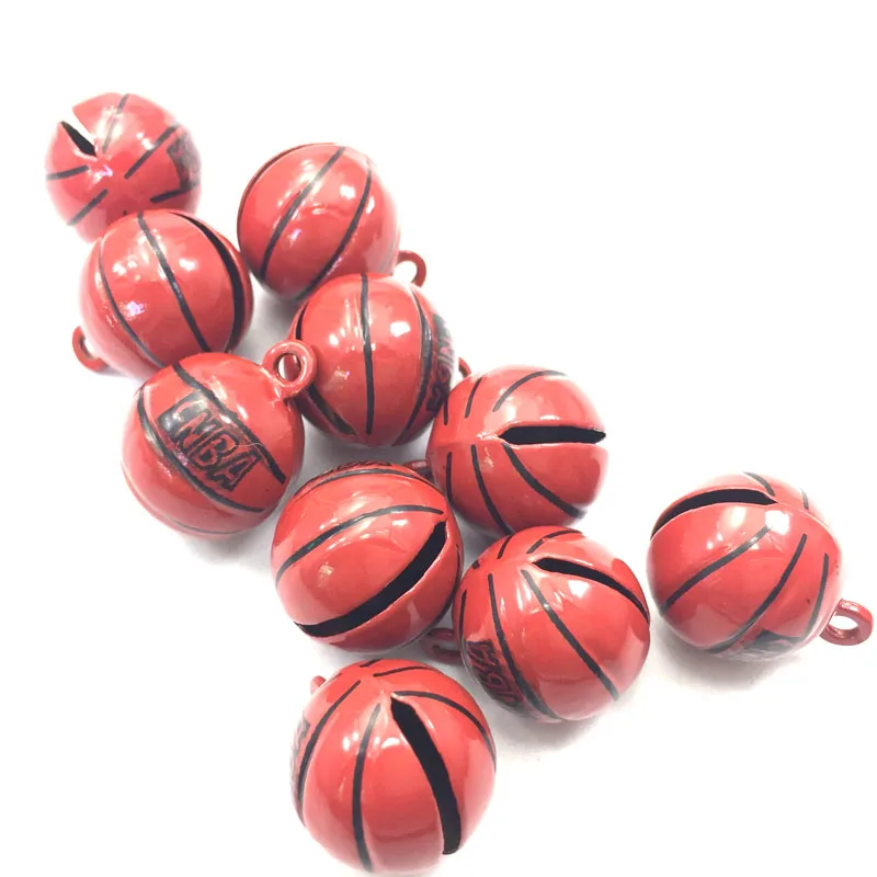 Баскетбольные колокольчики 15 мм 10 шт./лот|bell charm|be charmcharms basketball |