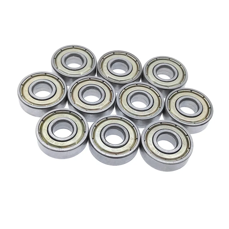 10pcs Ball Bearing 608ZZ Double Shielded Miniature carbon steel Single Row Deep Groove 608 for fidget spinner 8*22*7mm
