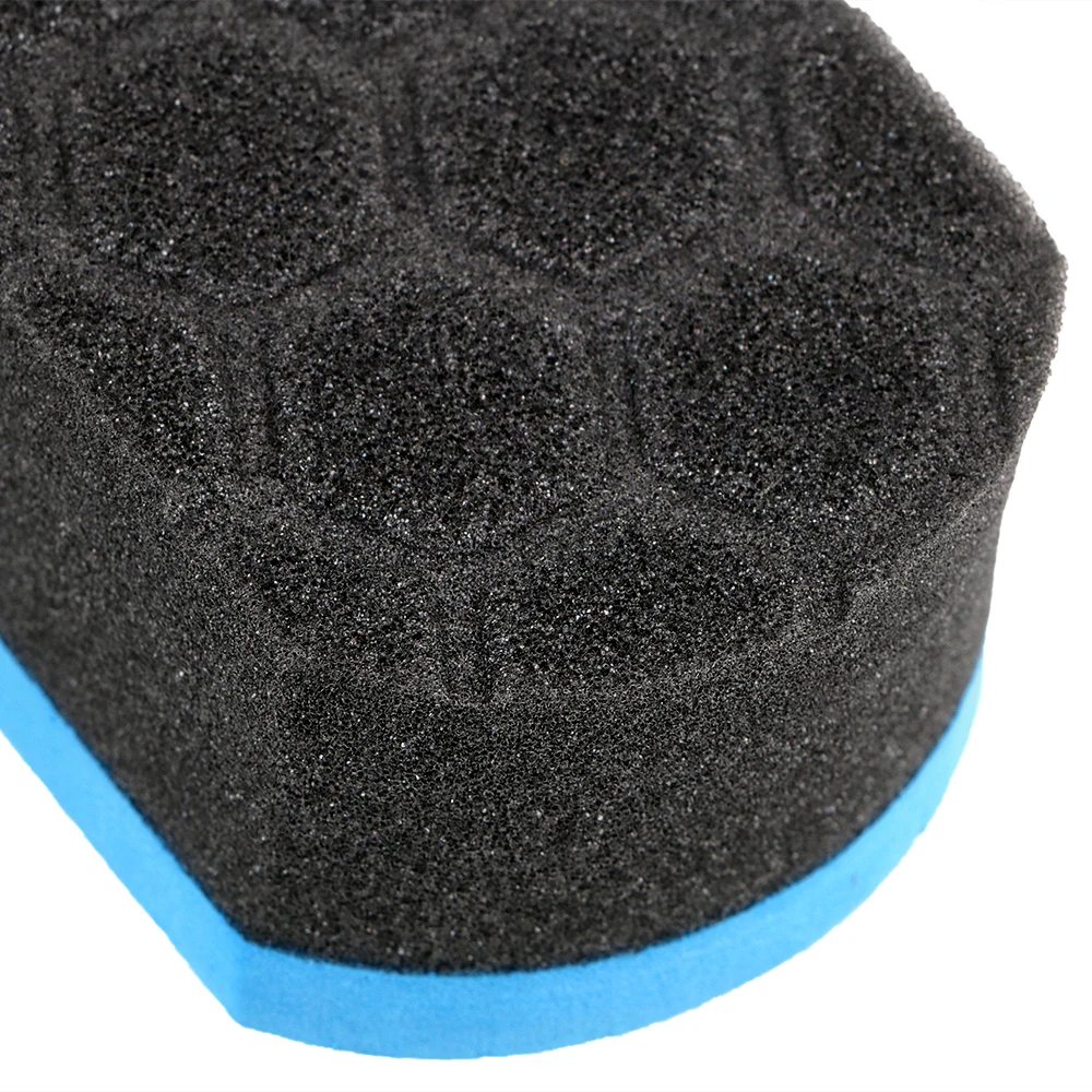 Губка LEEPEE для полировки восковой пены с шестигранным узором искусственная