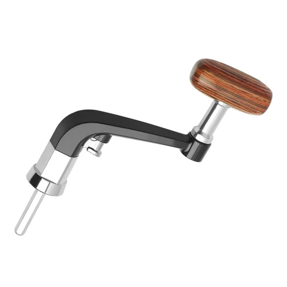 Рыболовная катушка из алюминиевого сплава ручка со складной поворотной ручкой