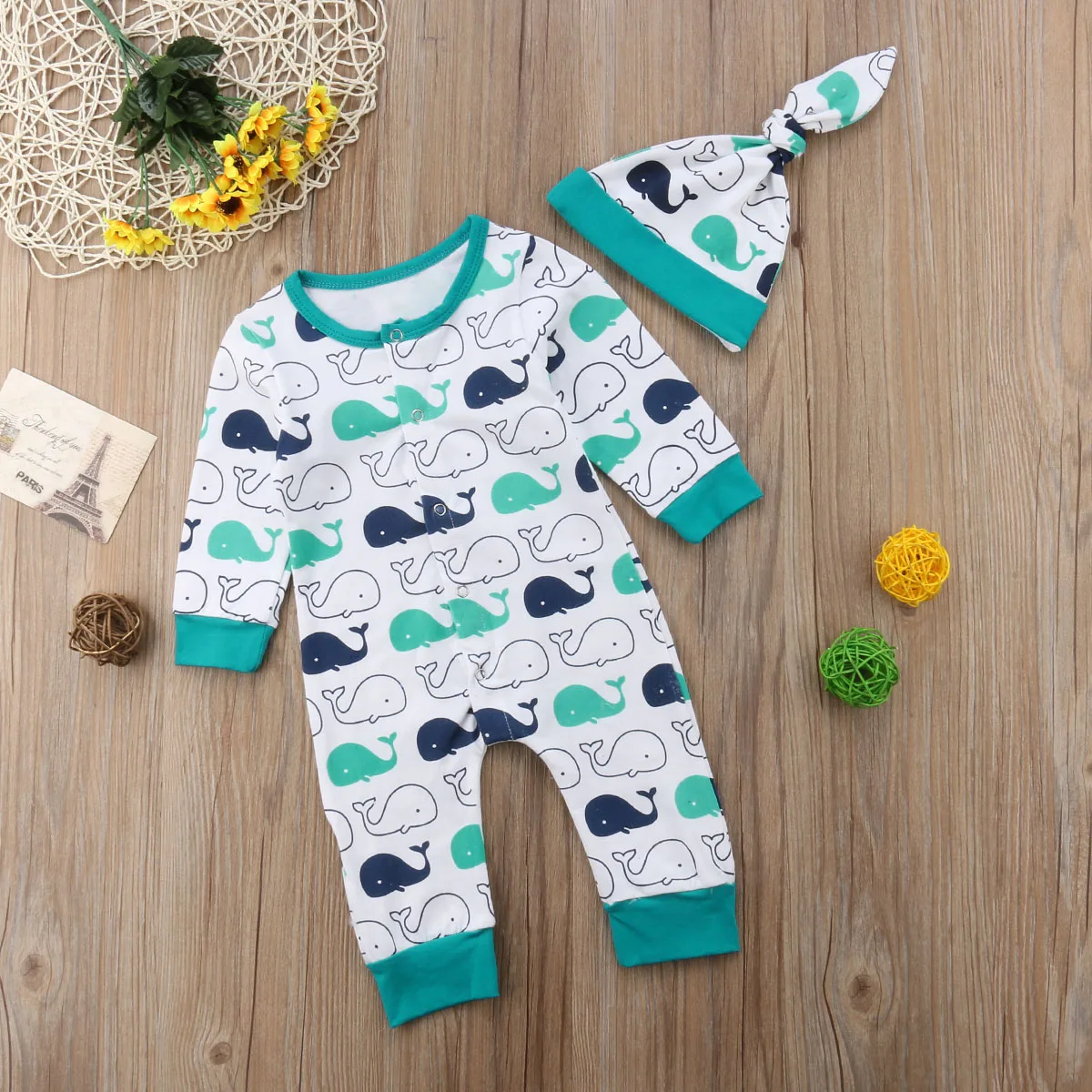 2018 Прекрасный новорожденный малыш для маленьких девочек мальчиков КИТ Ползунки