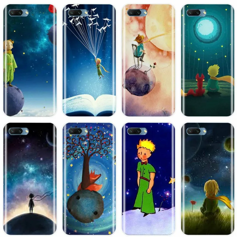 Милый чехол для телефона из ТПУ с изображением Маленького принца лисы на мяте Huawei