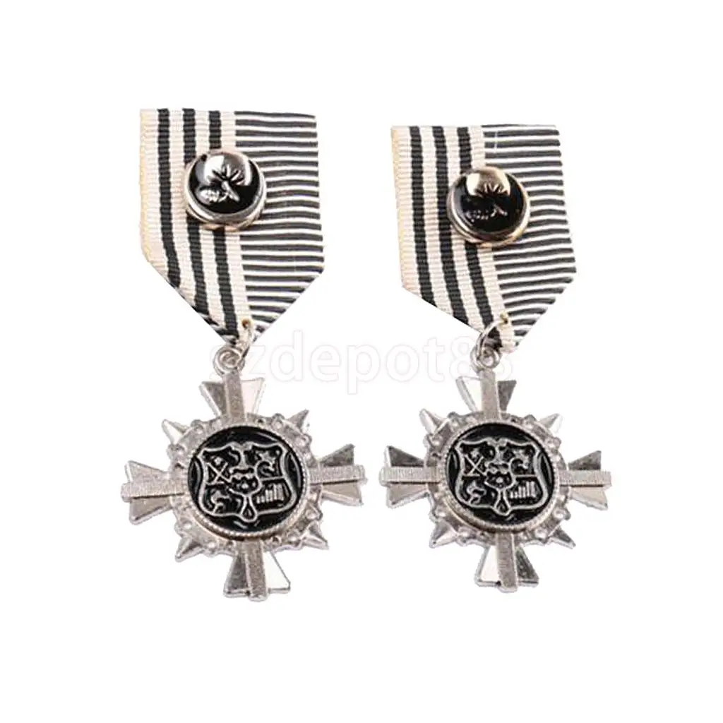 1 шт. модные вечерние платья Унисекс в стиле стимпанк серебристого цвета брошь