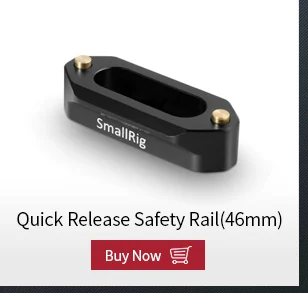 SmallRig Quick Release NATO Clamp to Arri Rosette для универсальной камеры клетка с Nato Rail/Arri Rosette деревянная Hanldle-2046