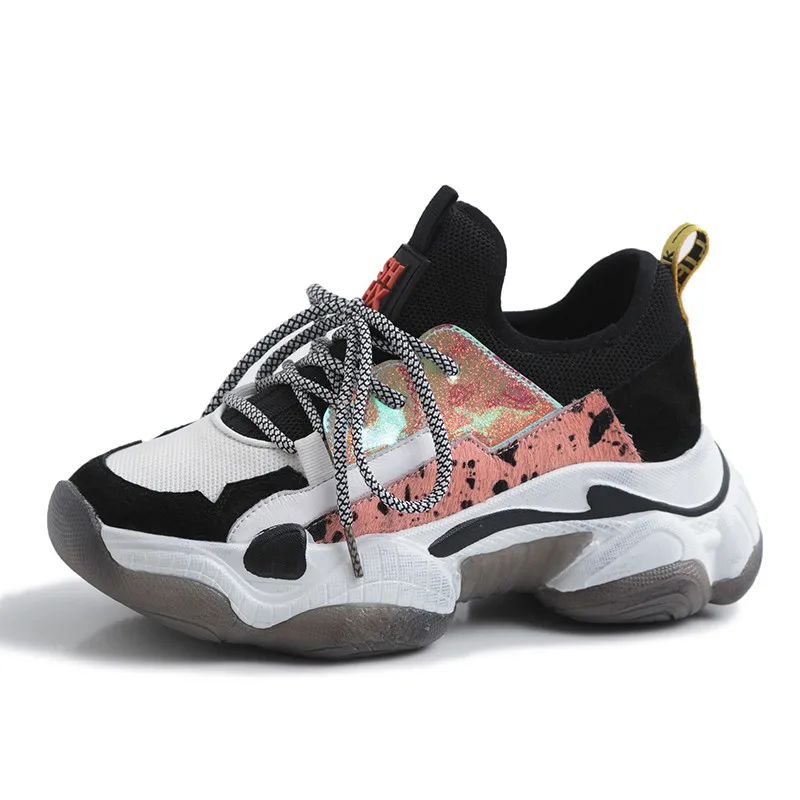 2019 с отделкой из конского волоса на не сужающемся книзу массивном кроссовки для