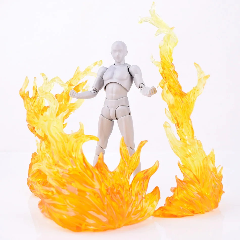 Желтый вер. S. H. Figuarts Tamashii Effect горящее пламя Fix D Art Figma Kamen Rider Saint Seiya ДЛЯ Bandai Gundam