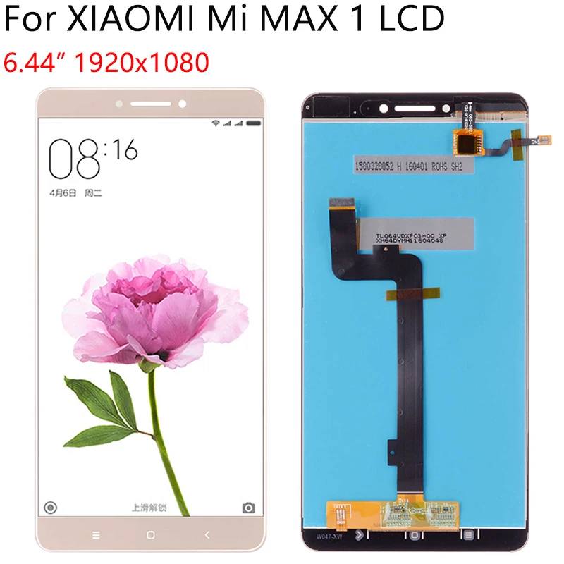10 касаний 6,4" ЖК+ рамка для Xiaomi Mi MAX 1 ЖК-дисплей сенсорный экран дигитайзер сборка Замена Бесплатные инструменты
