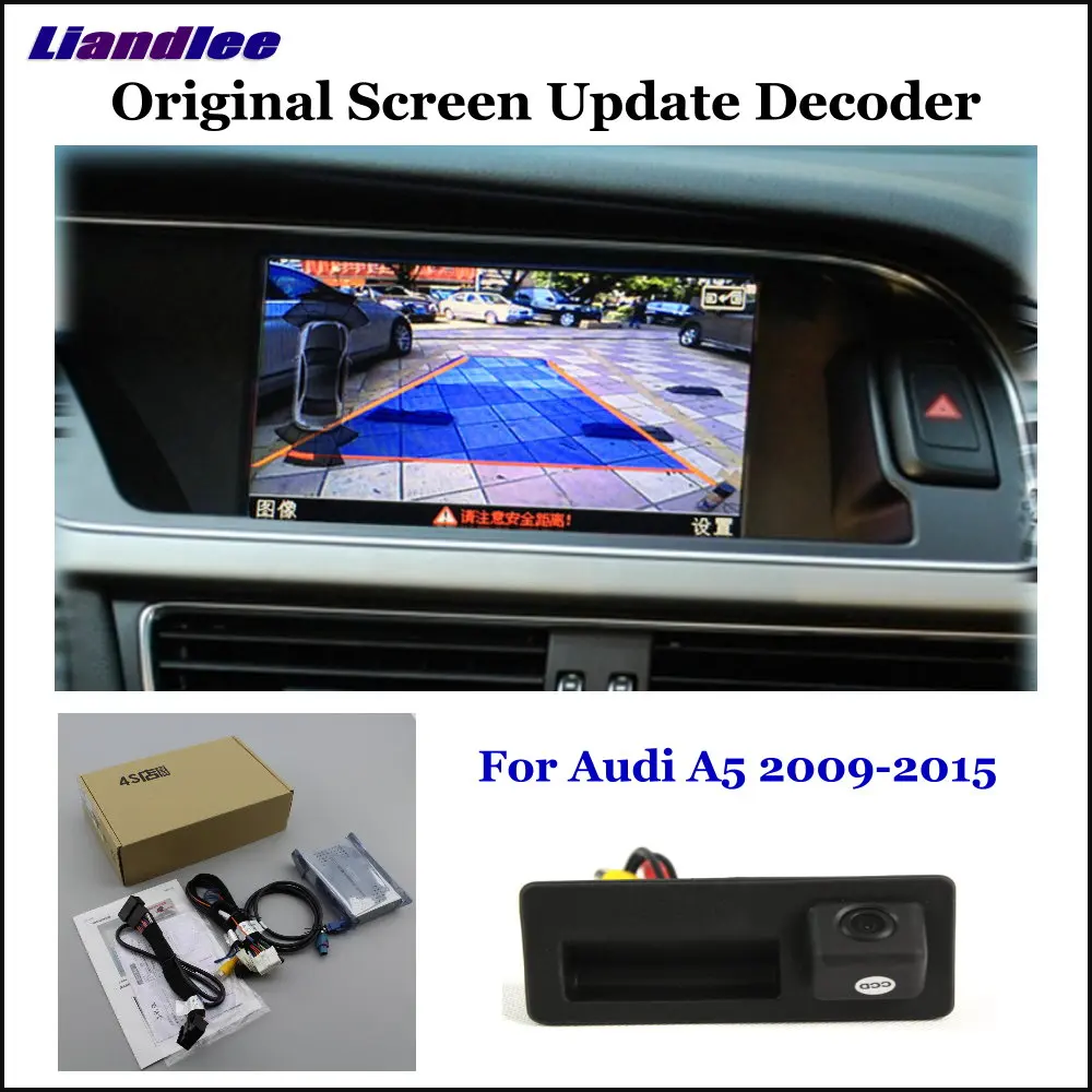 

For Audi A5 8T 8F 2007-2016 Car HD Reverse Parking Camera Rear View Backup CAM Decoder Accessories