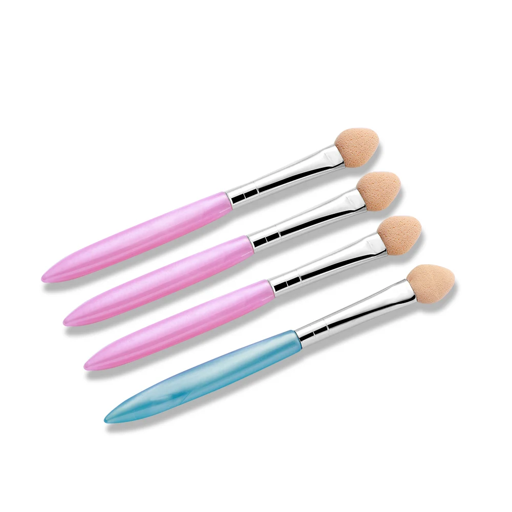 Случайный цвет! 4 шт аппликатор для теней век Pro губка с двойным концом