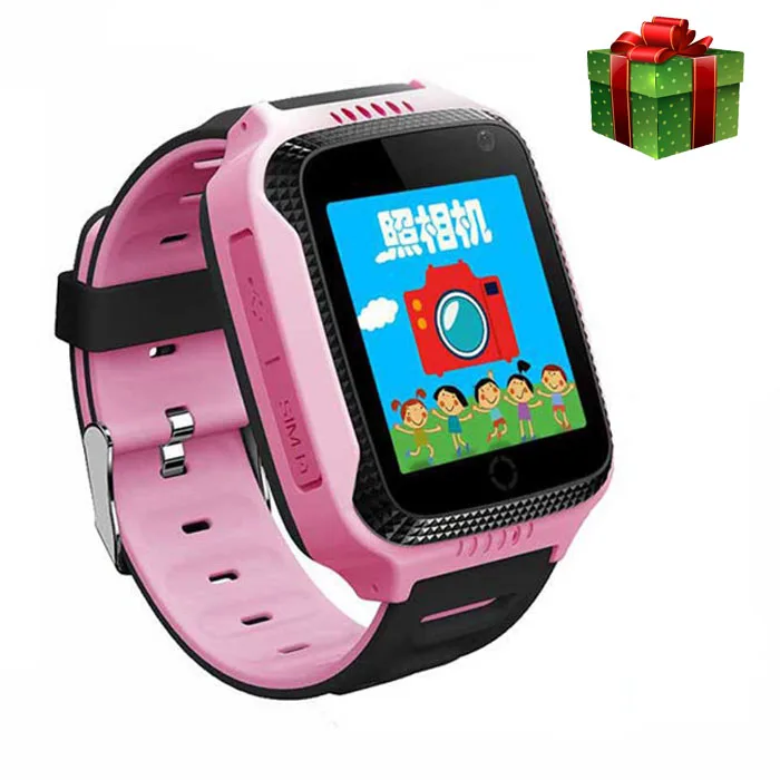 Greentiger Q528 gps Детские умные часы с сенсорным экраном камера gps трекер умные часы Детский монитор SOS для ребенка PK Q50 q90 - Цвет: Pink