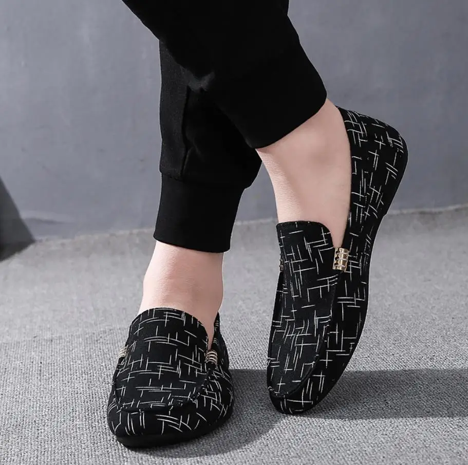 Мужская повседневная обувь черного цвета 2019 Супермодная в стиле social spirit мужская