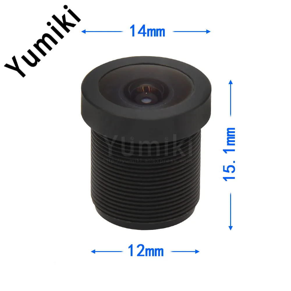 Yumiki CCTV объектив 1/3 2 1 мм 150 градусов широкоугольный для камеры видеонаблюдения
