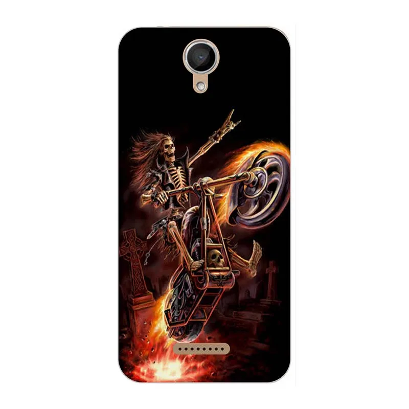 A282 Модные телефонные Шкафы для Wiko Jerry 2/Wiko Jerry 3 чехол с принтом розы волка животный узор чехол с принтом Coque защитные чехлы - Цвет: A282