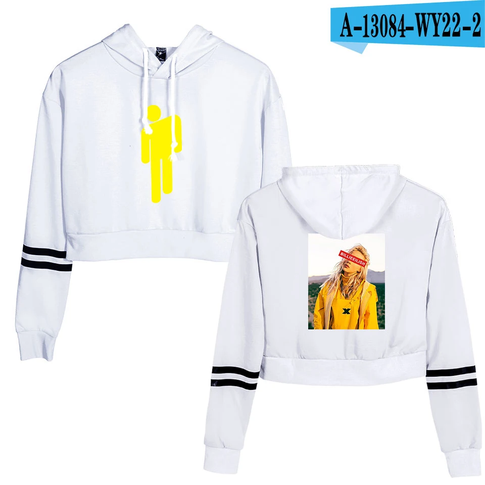 Billie Eilish, новинка, худи, Женская толстовка, одежда с капюшоном, Харадзюку, худи с принтом, уличная одежда, топ размера плюс, толстовки, повседневные - Цвет: white