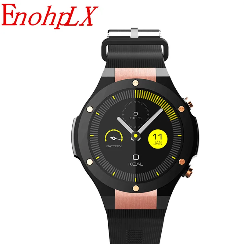 EnohpLX H2 GPS Смарт-часы IOS с приложением скачать трекер сердечного ритма WIFI SIM 5 0 M HD