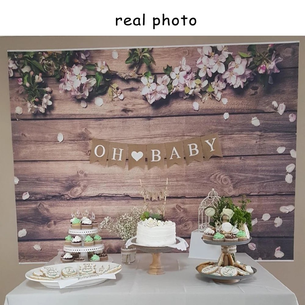 Allenjoy фон для фотосъемки весенний деревенский Свадебный детский душ день рождения фотосессия Фотофон Ретро фотобудка листья фото реквизит