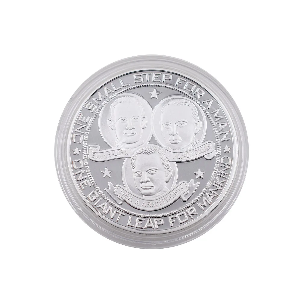 Аполлон приземляется на Луну памятные американские монеты коллекционные