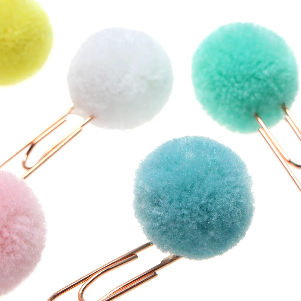 6 шт./компл. заколки для волос металлический зажим делового образца канцелярские