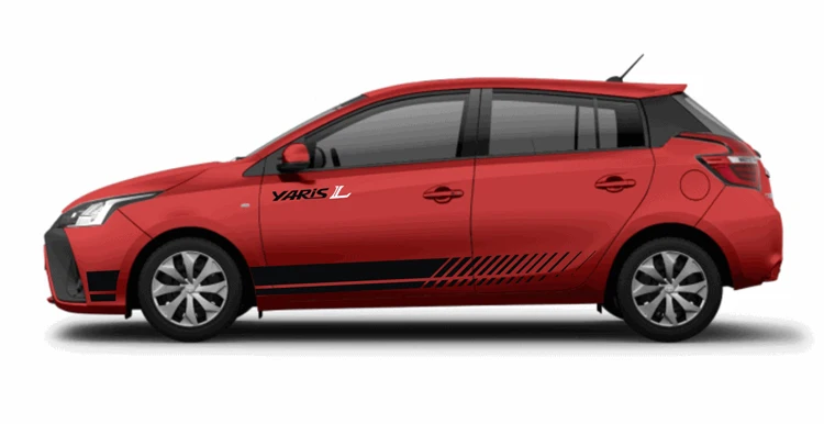 TAIYAO автомобиля стильный, для спортивного автомобиля Наклейка для Toyota 2013- YARiS автомобильный аксессуар наклейка и отличительные знаки авто стикер