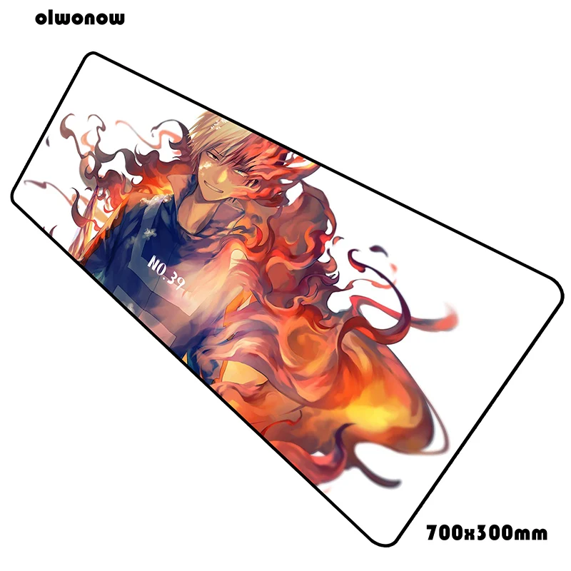 Size 700x300x3mm My hero academia коврик для мыши 700x300x3 мм офисная компьютерная мышь игровой мат геймпад пк эргономичная, игровая коврик для мыши padmouse - Цвет: Size 700x300x3mm