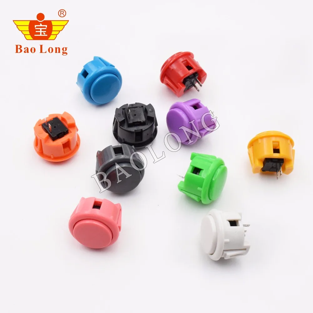 High quality 30mm Round Arcade Button cloning Sanwa Push for DIY Cabinet Parts JAMMA MAME | Спорт и развлечения