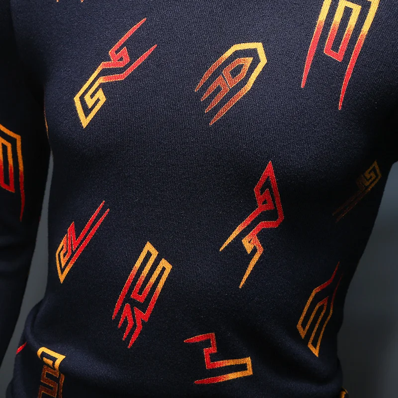 Зима 2016 новый стиль мужская одежда Толстый модный мужской свитер с круглым