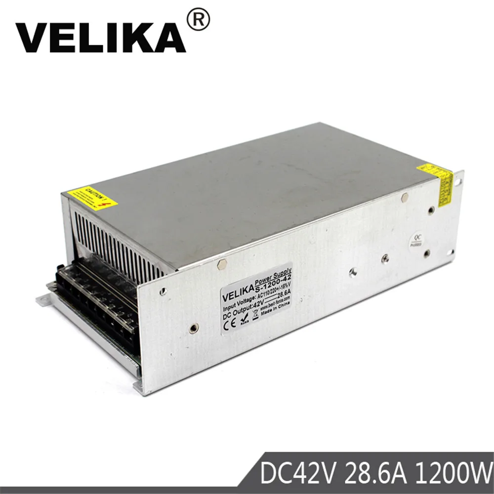 Импульсный источник питания с одним выходом DC42V 28 6a 1200 Вт драйвер AC DC 42 в источники