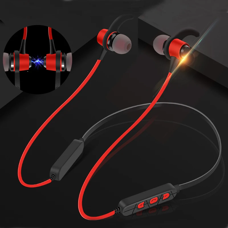 Волшебная музыка беспроводные bluetooth-наушники магнитное ожерелье с bluetooth водонепроницаемые спортивные стерео наушники с микрофоном для телефона
