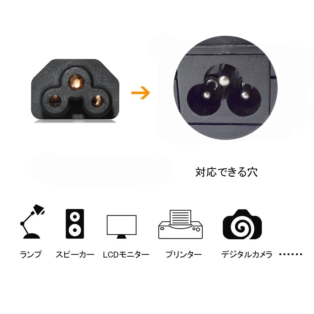 ЕС ЕВРО PEAN 3 зубец 2 Pin AC Шнур питания для ноутбука Asus HP Sony Dell Lenovo Acer Sumsung Toshiba Fujitsu