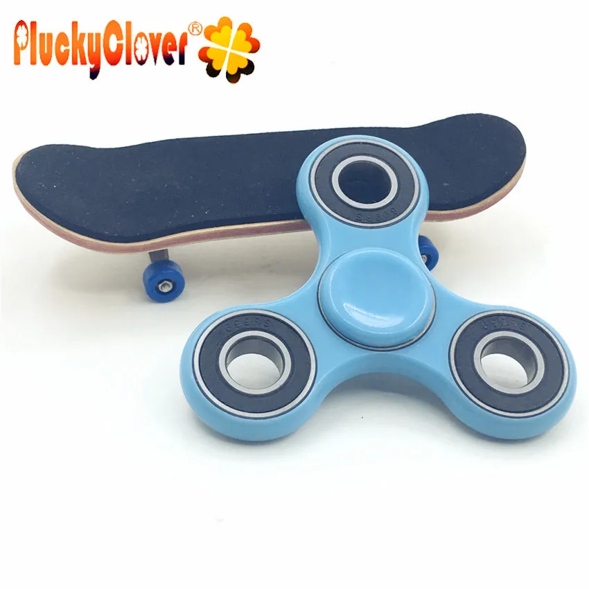 1 шт. Мини Красочный Tri-spinner Забавный вращающийся ручной Спиннер для детей милый треугольник палец гироскоп игрушка для СДВГ тревожность антистресс EDC