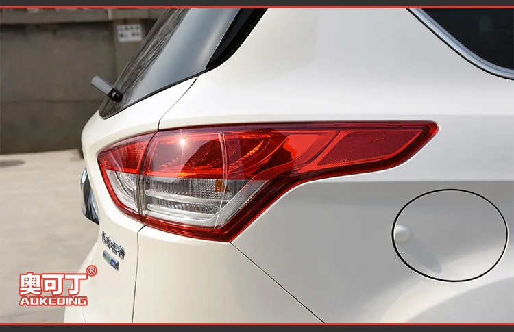 AKD Тюнинг автомобилей задние фонари для Ford Escape KUGA 2013- задние фонари светодиодный DRL ходовые огни Противотуманные фары с ангельскими глазками задняя парковка