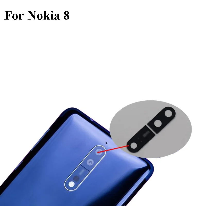 Запасной стеклянный чехол для задней камеры Nokia 8 TA1004 TA1052 TA-1004 TA-1052 1 шт. Запасные