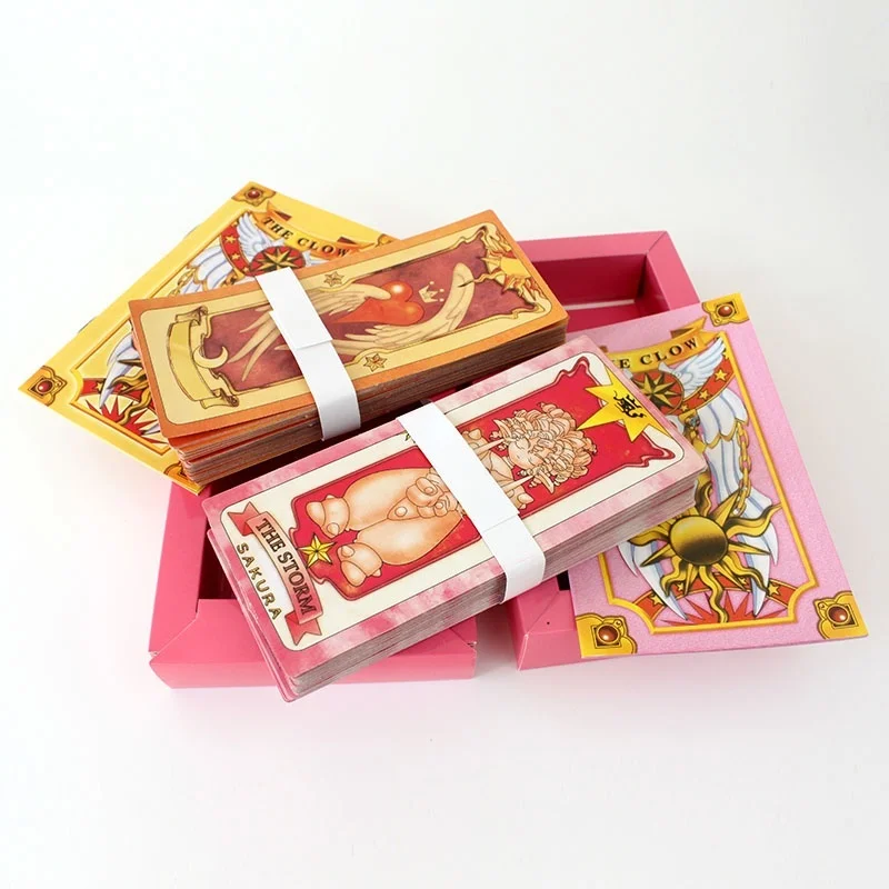 Cardcaptor Сакура Клоу карты Косплей Реквизит KINOMOTO искатель карт Sakura карты с Сакурой Таро