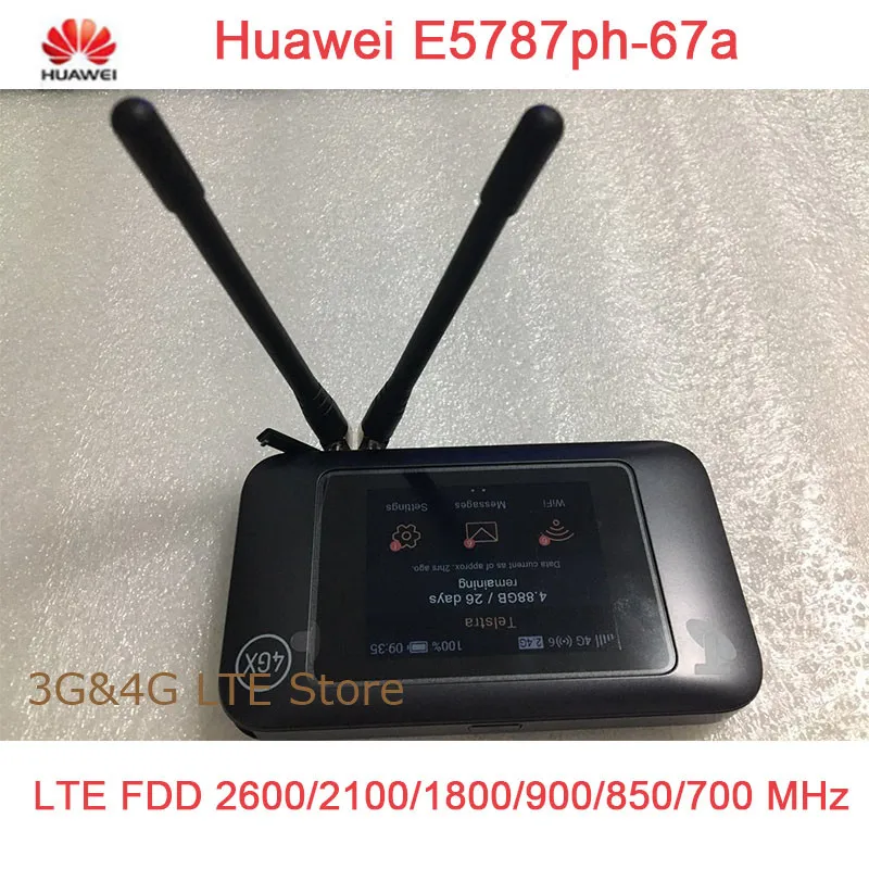 Разблокированный huawei E5787 E5787Ph-67a 4G портативный маршрутизатор Lte Cat6 мобильный WiFi точка доступа 3000 мАч батарея с антенной Мобильный маршрутизатор