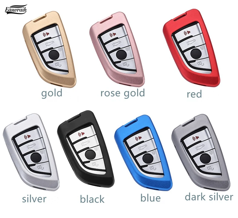 High Quality Car Aluminium Alloy Key Holder Cover Bag Shell For BMW 1 2 5 Series 218i X1 F48 X5 X6 F15 Accessories | Автомобили и