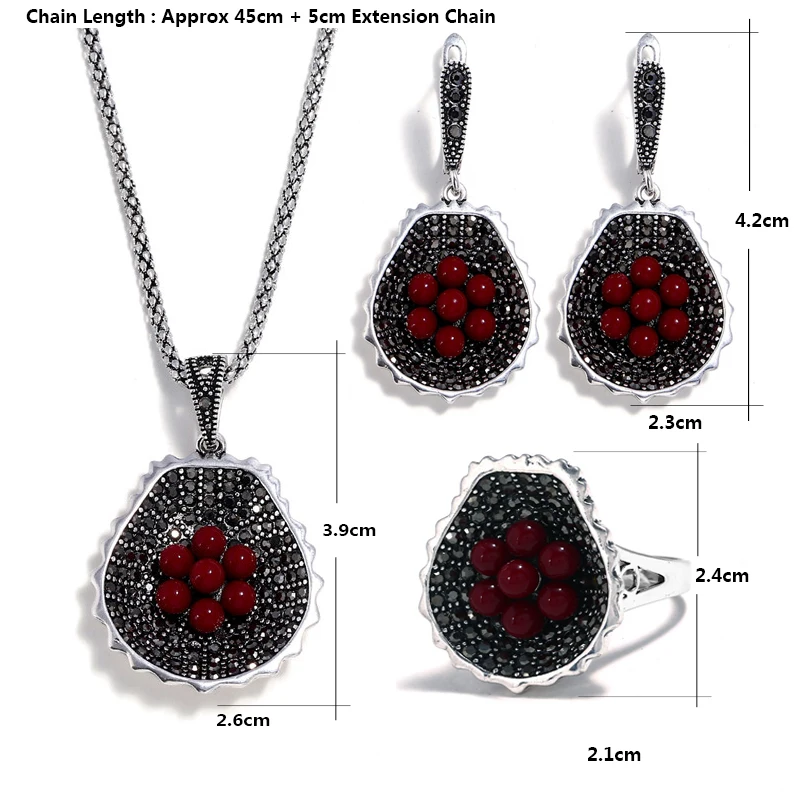 Гаджеты для костюма ювелирные изделия винтажные серебряные красные черные белые