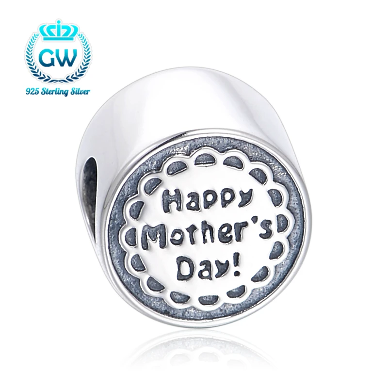 Новинка 2017 подвеска в виде эссенции Счастливого Дня матери женское серебряное