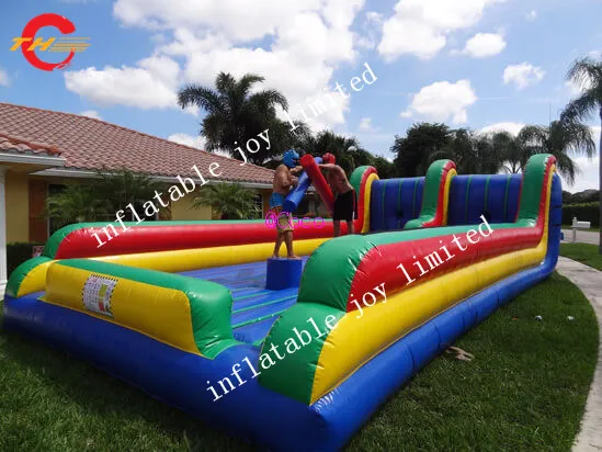 Бесплатная доставка в морской порт! Гигантские надувные игры bungee run 33*13 футов/10*4 м