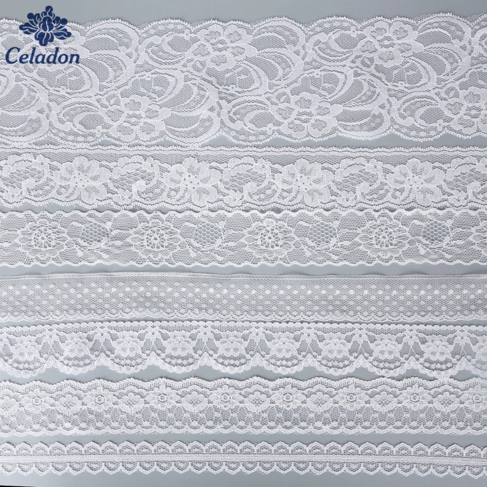 10 ярдов/партия белая фототкань 13 мм 165 мм|lace trim fabric|trim fabriclace |