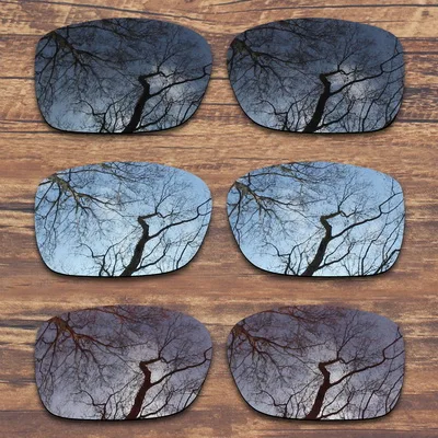 Black.Silver.Brown ToughAsNails Замена поляризованных линз для Oakley Солнцезащитные очки-несколько вариантов - Цвет линз: Black.Silver.Brown