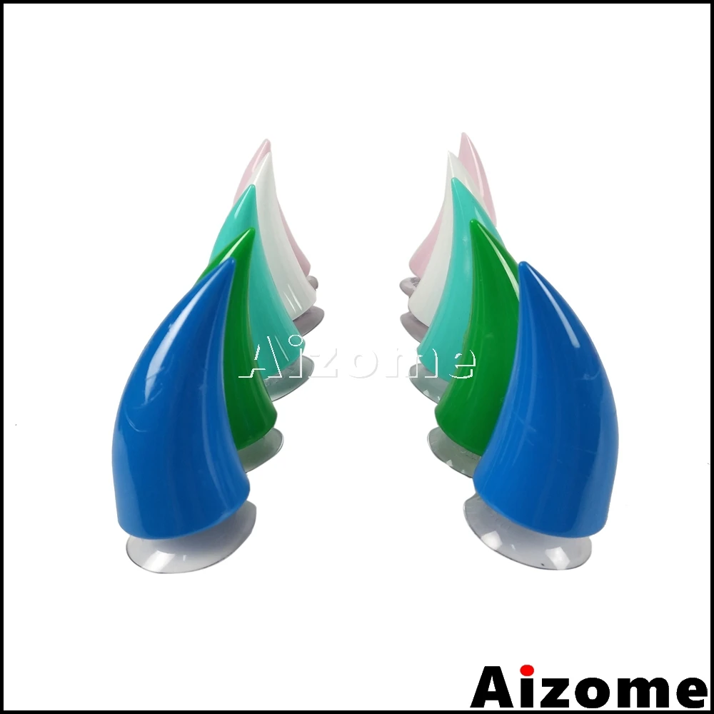 1x гоночный рога для мотокросса шлема вместительное украшение демонов мотоциклов