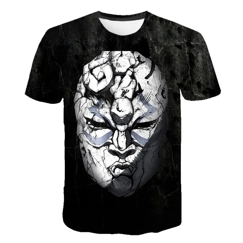 Новинка футболка с 3D-принтом Необычные приключения Джоджо футболки аниме модная
